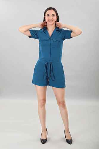 Jumpsuit, feb-crepe, Blue